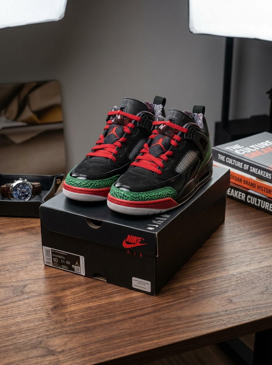 Jordan Spizike – Black, Red & Green