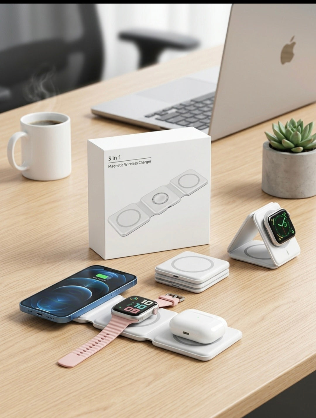 Magnetic wireless charger